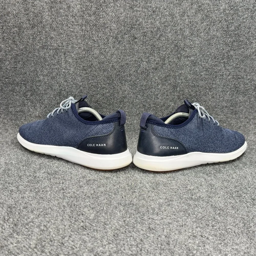 Cole Haan Grand Pluss Essex Distance Knit Oxford Men Size 10.5 Blue Shoe Sneaker